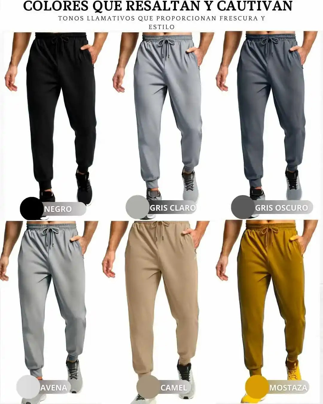 Jogger Bota Rib - Cierres Laterales