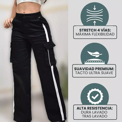 PANTALÓN CARGO STRETCH CASUAL – VIVE TU MEJOR VERSION