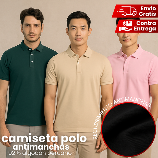Camiseta Polo Antimanchas